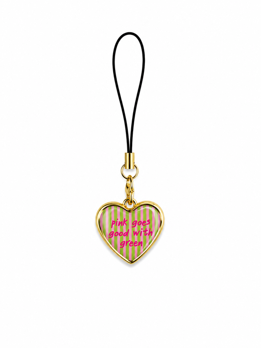 Pink & Green Charm