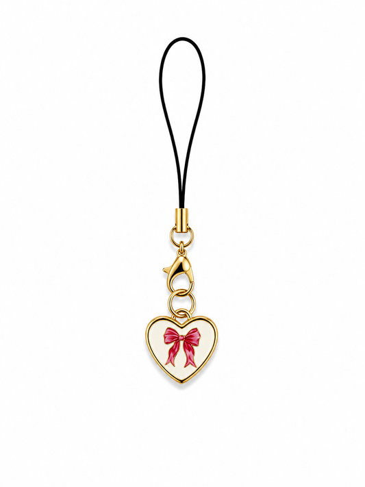 Pink Bow Charm
